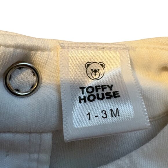 Toffy House Baby Girls Artist Print Cotton Dress 1-3 Months - Picture 2 of 3